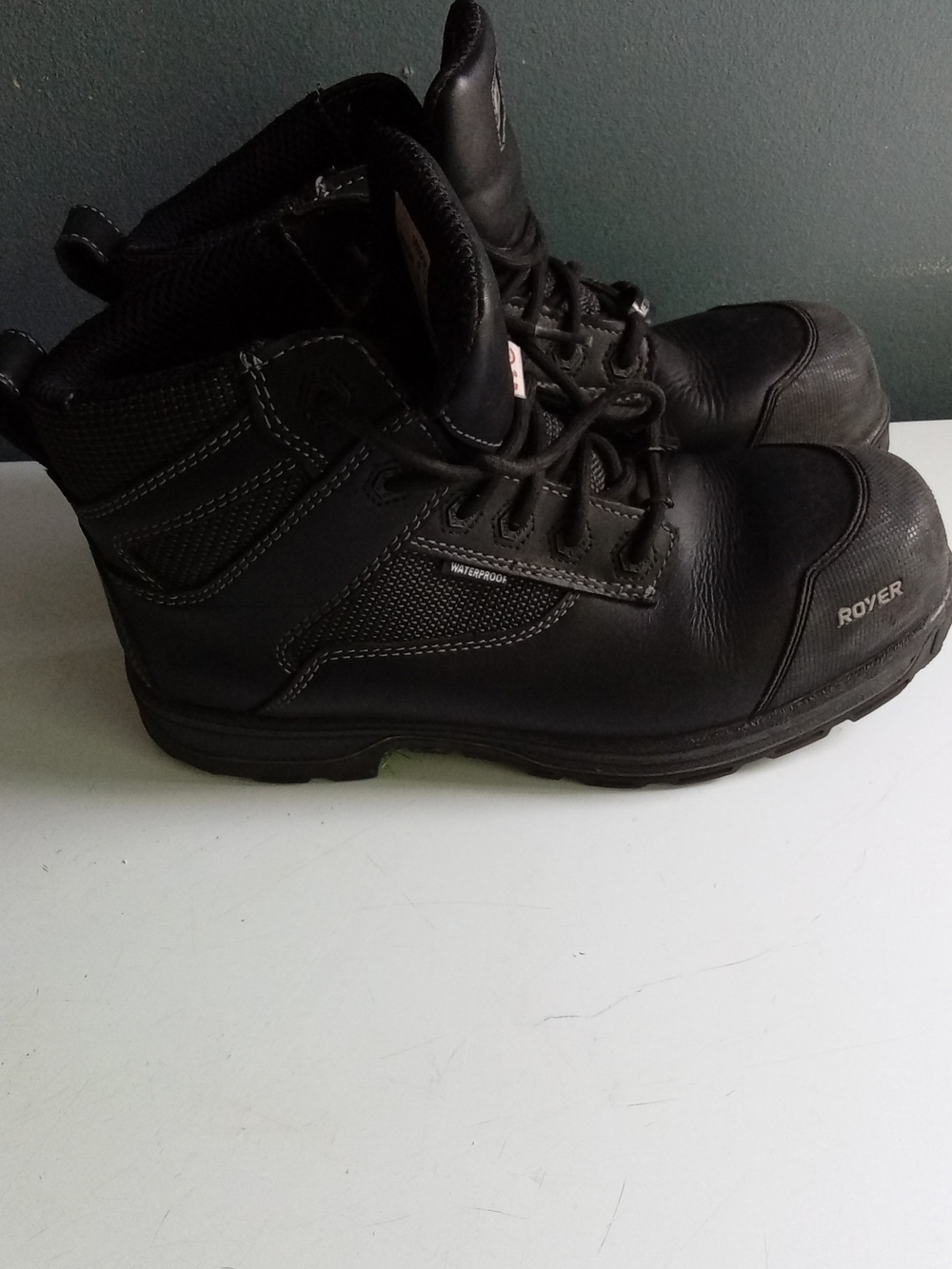Royer 5605GT Mens‎ Waterproof Metal-Free Safety Work Boots Black Size 12 EH PR
